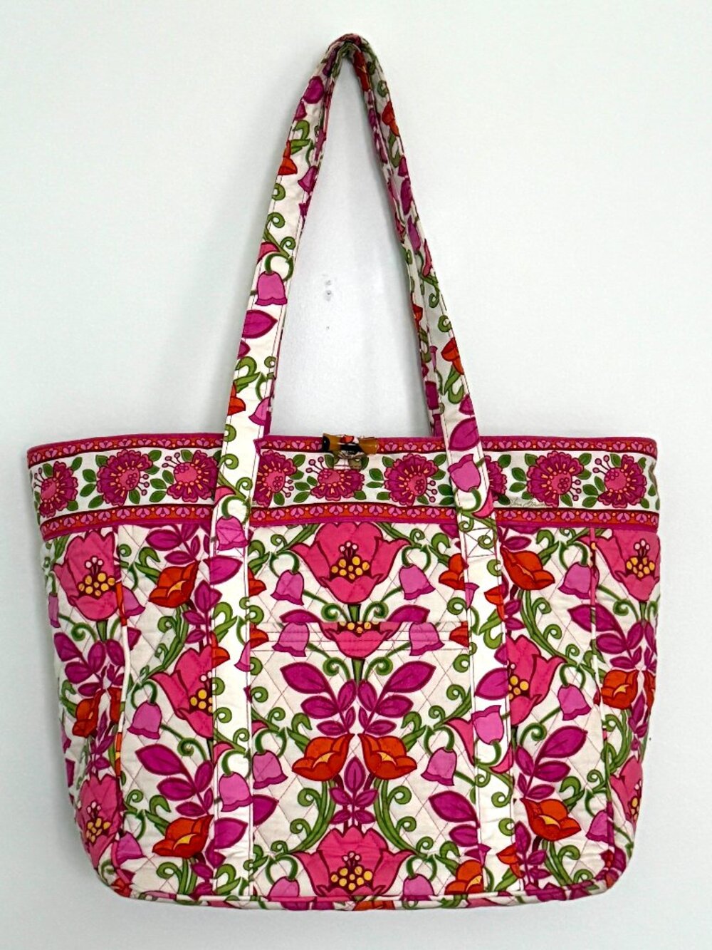 Vera Bradley Computer Tote Lilly Bell